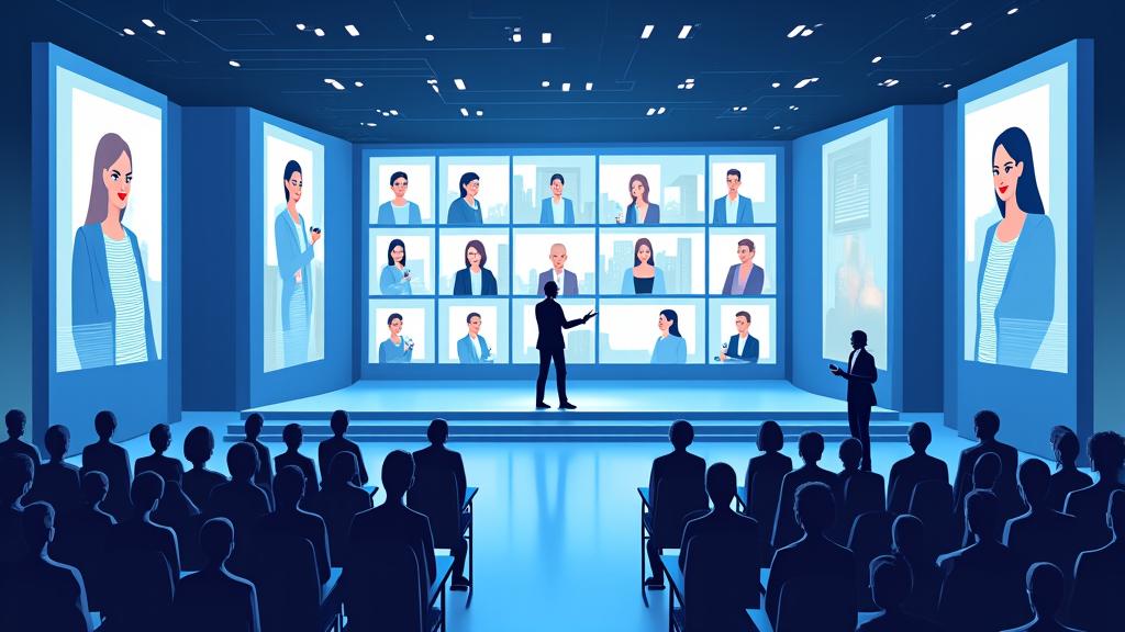 Hybrid Virtual Event Platform and Online Conferencing